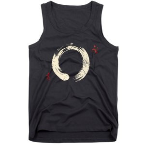 Buddhism Meditation Yoga Bonsai Zen Enso Circle Goa Karma Om Tank Top