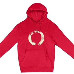 Buddhism Meditation Yoga Bonsai Zen Enso Circle Goa Karma Om Premium Pullover Hoodie