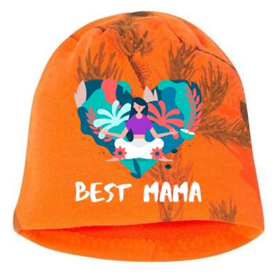 Best Mama Yoga Mom Gift Kati - Camo Knit Beanie