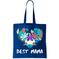 Best Mama Yoga Mom Gift Tote Bag