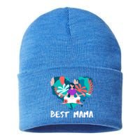 Best Mama Yoga Mom Gift Sustainable Knit Beanie