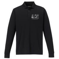 Be Merry Yall Performance Long Sleeve Polo