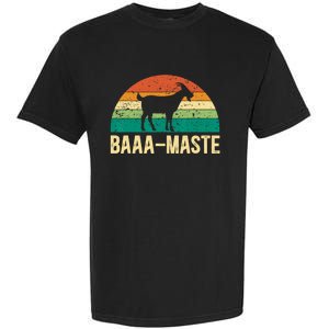 Baaa Maste Yoga Lover Spiritual Meditation Goat Lady Garment-Dyed Heavyweight T-Shirt