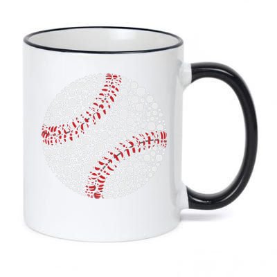 Baseball Make Your Mark International Dot Day 11oz Black Color Changing Mug