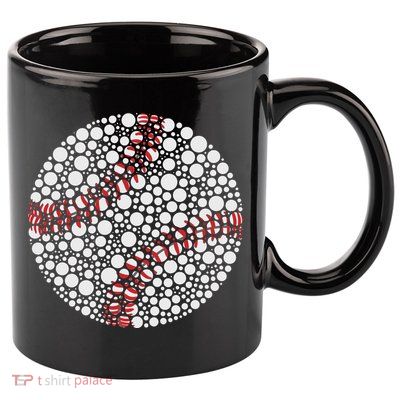 Baseball Make Your Mark International Dot Day 11oz C Handle Ceramic Mug