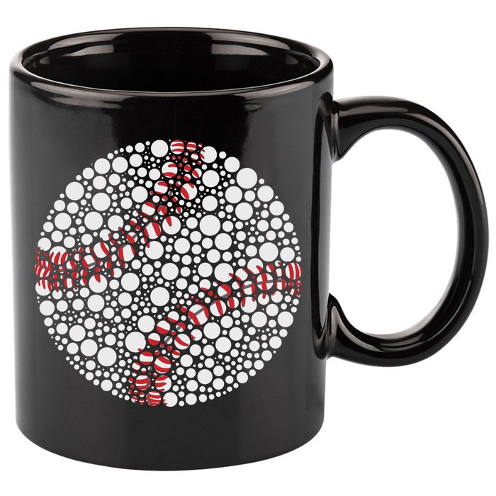 Baseball Make Your Mark International Dot Day 11oz C Handle Ceramic Mug