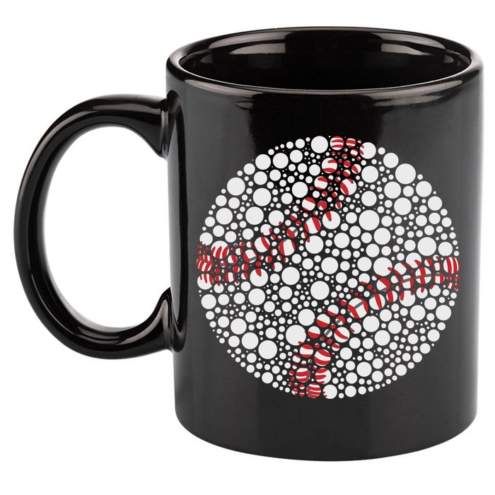 Baseball Make Your Mark International Dot Day 11oz C Handle Ceramic Mug