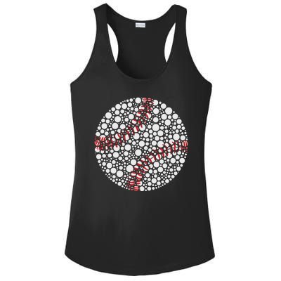 Baseball Make Your Mark International Dot Day Ladies PosiCharge Competitor Racerback Tank