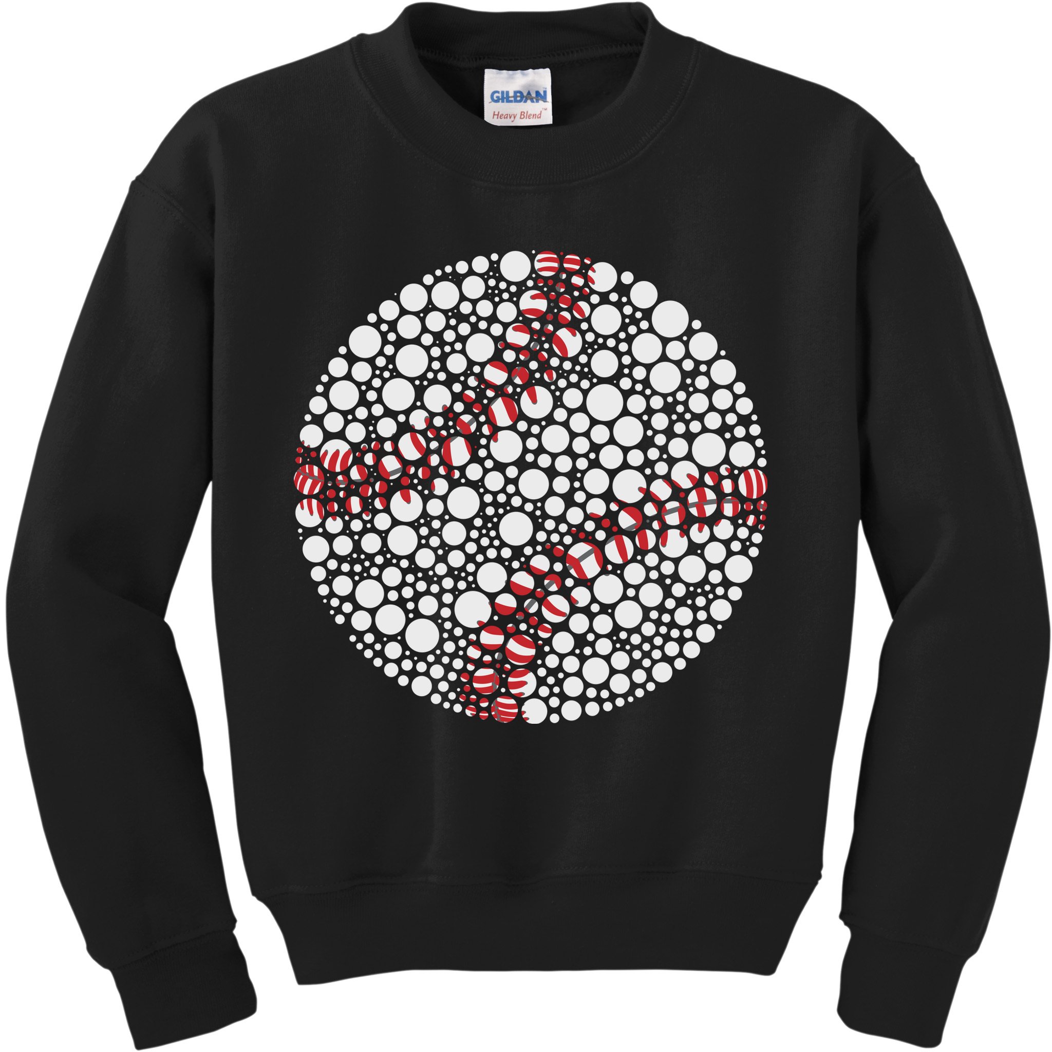 Baseball Make Your Mark International Dot Day Kids Sweatshirt