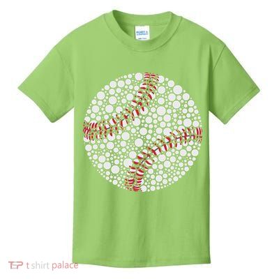 Baseball Make Your Mark International Dot Day Kids T-Shirt
