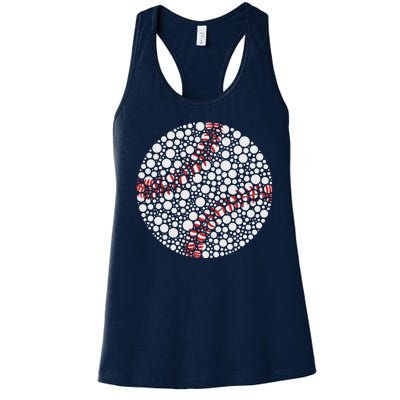 Baseball Make Your Mark International Dot Day Women's Racerback Tank