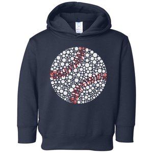 Baseball Make Your Mark International Dot Day Toddler Hoodie