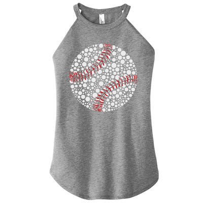 Baseball Make Your Mark International Dot Day Women's Perfect Tri Rocker Tank