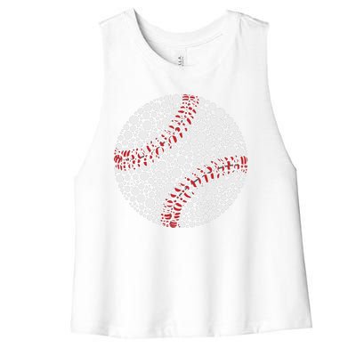 Baseball Make Your Mark International Dot Day Women's Racerback Cropped Tank