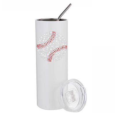 Baseball Make Your Mark International Dot Day Stainless Steel Tumbler