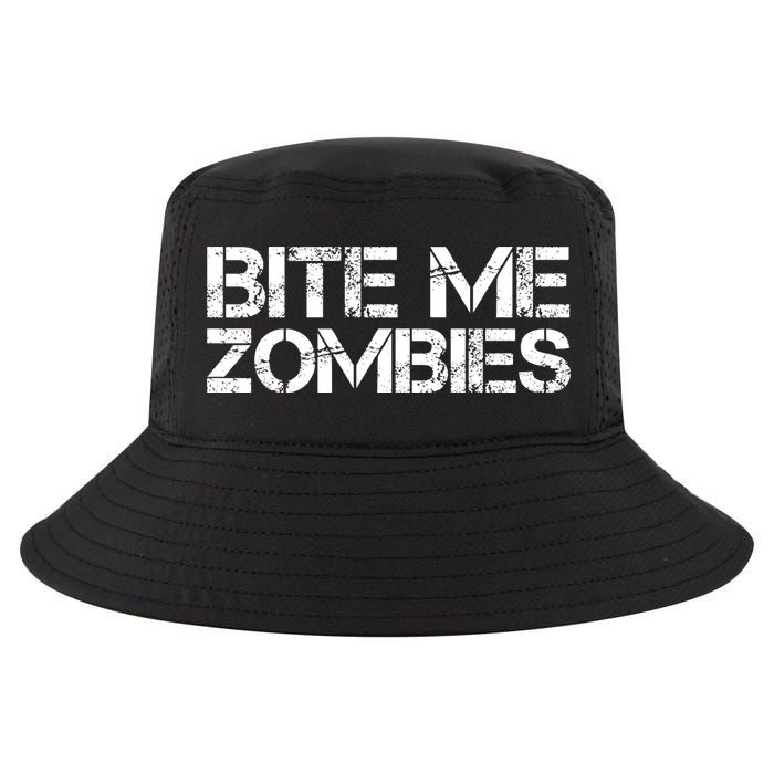 Bite Me Zombies Cool Comfort Performance Bucket Hat