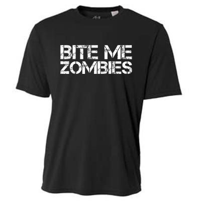 Bite Me Zombies Cooling Performance Crew T-Shirt