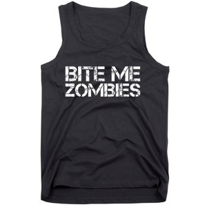 Bite Me Zombies Tank Top