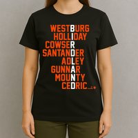 Birdland Names 2024 Baltimore Baseball T-Shirt
