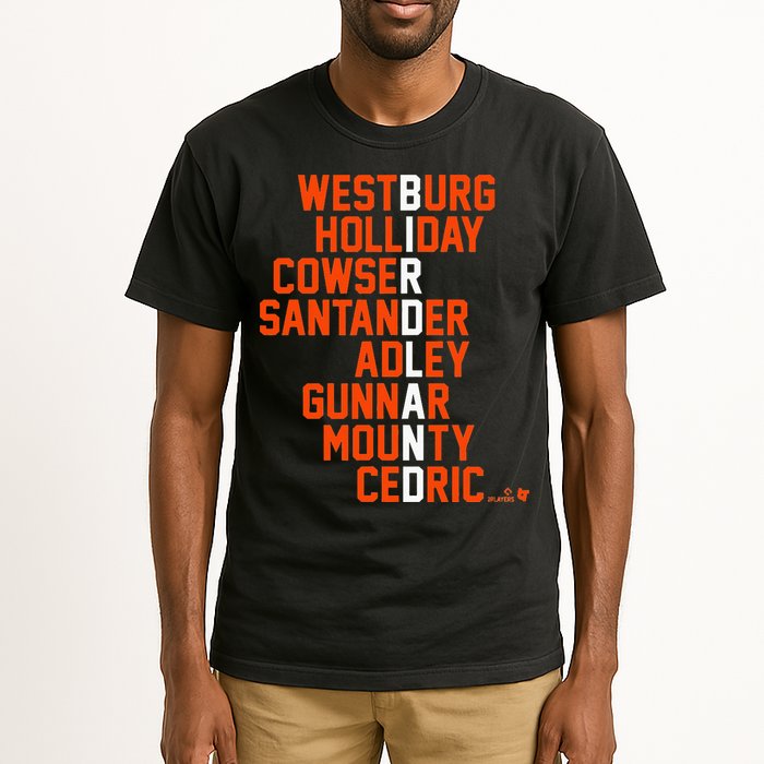 Birdland Names 2024 Baltimore Baseball Tall T-Shirt