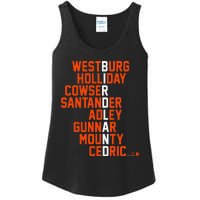 Birdland Names 2024 Baltimore Baseball Ladies Essential Tank