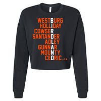 Birdland Names 2024 Baltimore Baseball Cropped Pullover Crew