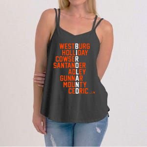 Birdland Names 2024 Baltimore Baseball Women's Strappy Tank