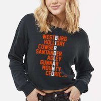Birdland Names 2024 Baltimore Baseball Cropped Pullover Crew