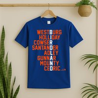 Birdland Names 2024 Baltimore Baseball T-Shirt