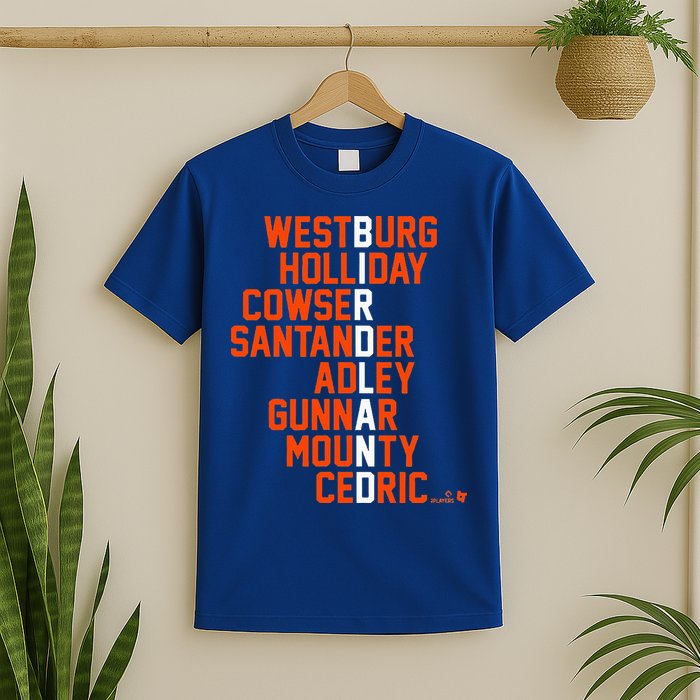 Birdland Names 2024 Baltimore Baseball T-Shirt