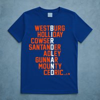 Birdland Names 2024 Baltimore Baseball T-Shirt