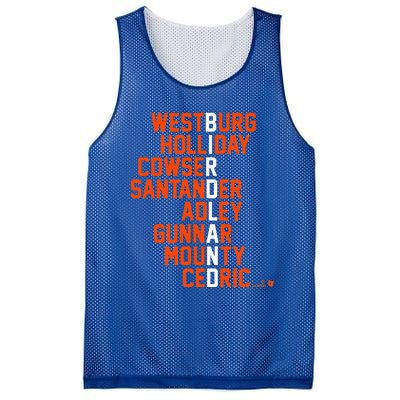 Birdland Names 2024 Baltimore Baseball Mesh Reversible Basketball Jersey Tank