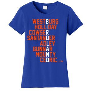 Birdland Names 2024 Baltimore Baseball Women's T-Shirt