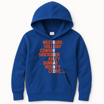 Birdland Names 2024 Baltimore Baseball Kids Hoodie