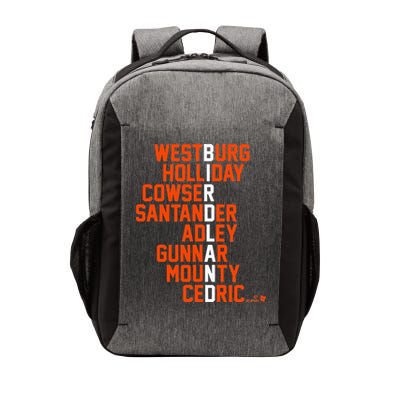 Birdland Names 2024 Baltimore Baseball Vector Backpack
