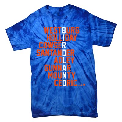 Birdland Names 2024 Baltimore Baseball Tie-Dye T-Shirt