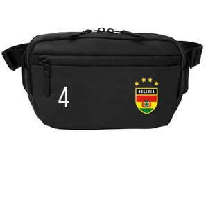 Bolivia Number 4 Sports Jersey Football Four Bolivian Crossbody Pack