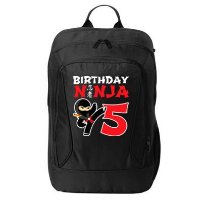 Birthday Ninja 5 Year Old Ninja Birthday Party Theme City Backpack