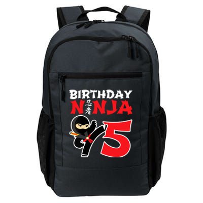 Birthday Ninja 5 Year Old Ninja Birthday Party Theme Daily Commute Backpack