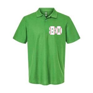 Baseball Number 80 Baseball Birthday 80 Baseball Themed 80th Softstyle Adult Sport Polo