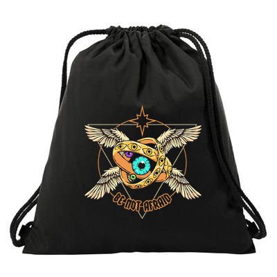 Be Not Afraid Biblically Accurate Angels Seraph Ophanim Drawstring Bag