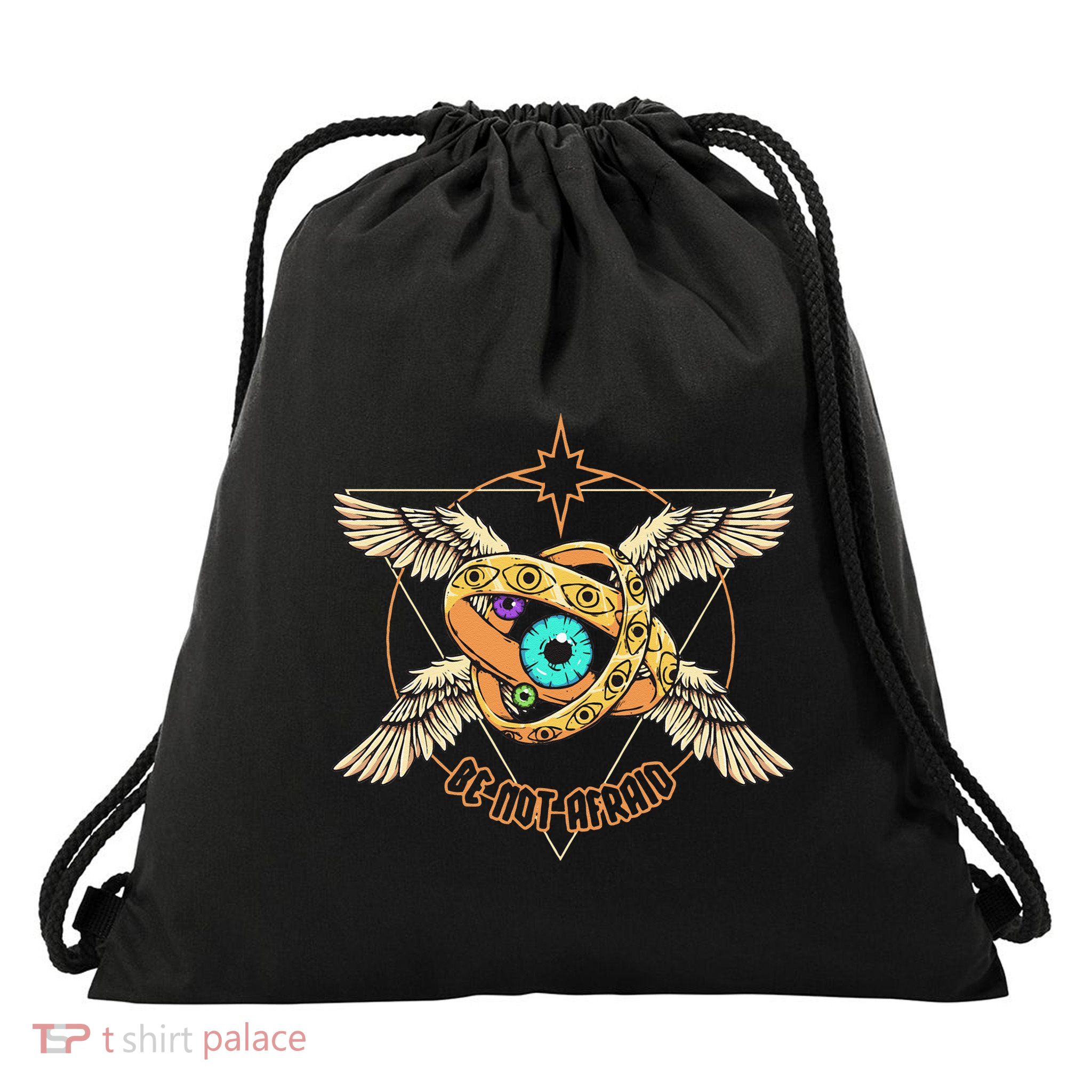 Be Not Afraid Biblically Accurate Angels Seraph Ophanim Drawstring Bag