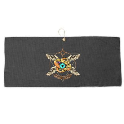Be Not Afraid Biblically Accurate Angels Seraph Ophanim Large Microfiber Waffle Golf Towel