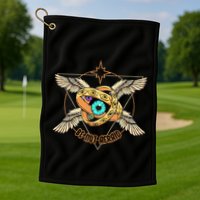 Be Not Afraid Biblically Accurate Angels Seraph Ophanim Golf Towel