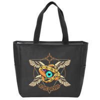 Be Not Afraid Biblically Accurate Angels Seraph Ophanim Zip Tote Bag