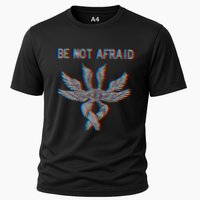 Be Not Afraid Biblically Accurate Angel Seraphim Glitch Cooling Performance Crew T-Shirt