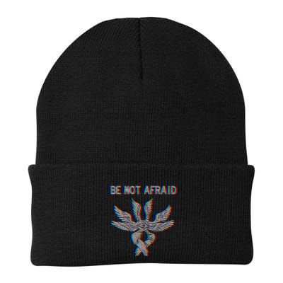 Be Not Afraid Biblically Accurate Angel Seraphim Glitch Beanie