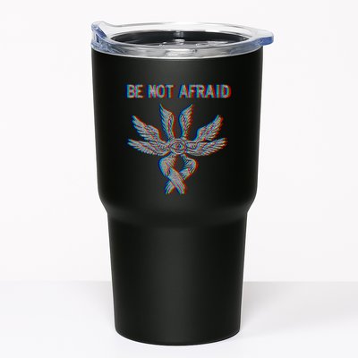 Be Not Afraid Biblically Accurate Angel Seraphim Glitch Tumbler