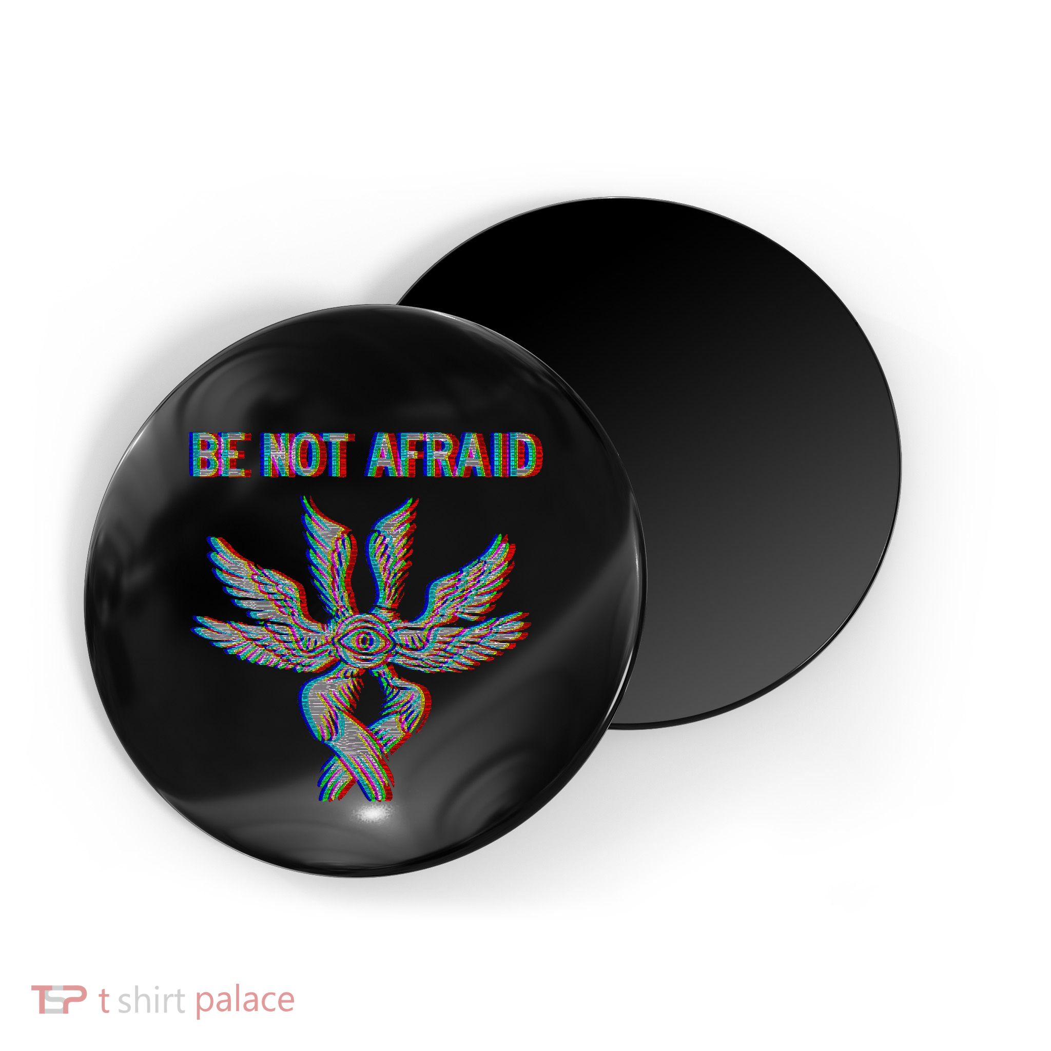 Be Not Afraid Biblically Accurate Angel Seraphim Glitch Magnet