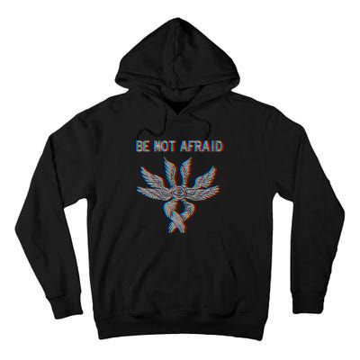Be Not Afraid Biblically Accurate Angel Seraphim Glitch Tall Hoodie